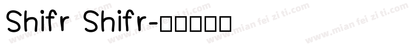 Shifr Shifr字体转换